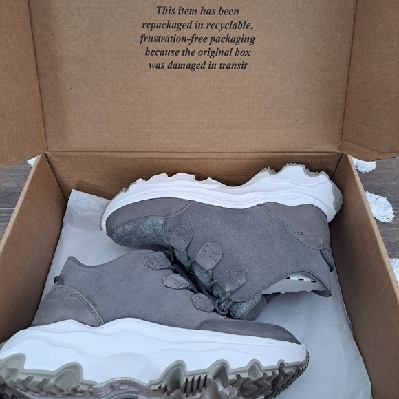 Sorel kinetic breakthru caribou sneaker boot grey 10.5 NWT - Picture 4 of 11